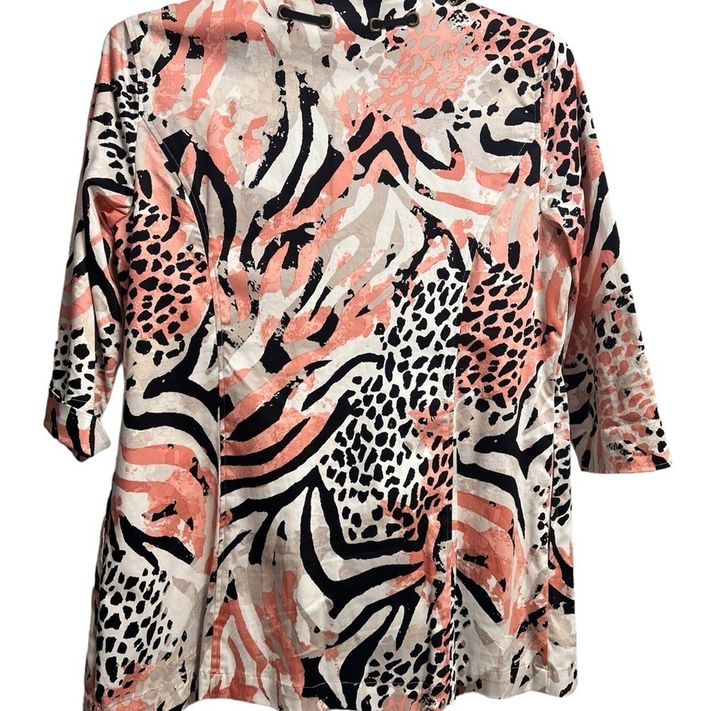 Multiples Medium Light Jacket 100% Polyester 3/4 … - image 2